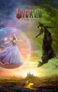 Wicked: For Good film release poster